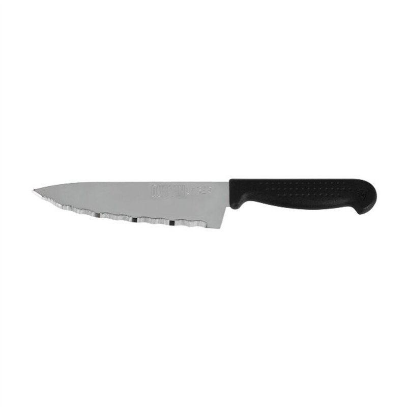 Image secondaire de Couteau de cuisine Quttin Laser Noir Argenté 28 x 6 x 1,3 cm (28 Unités)