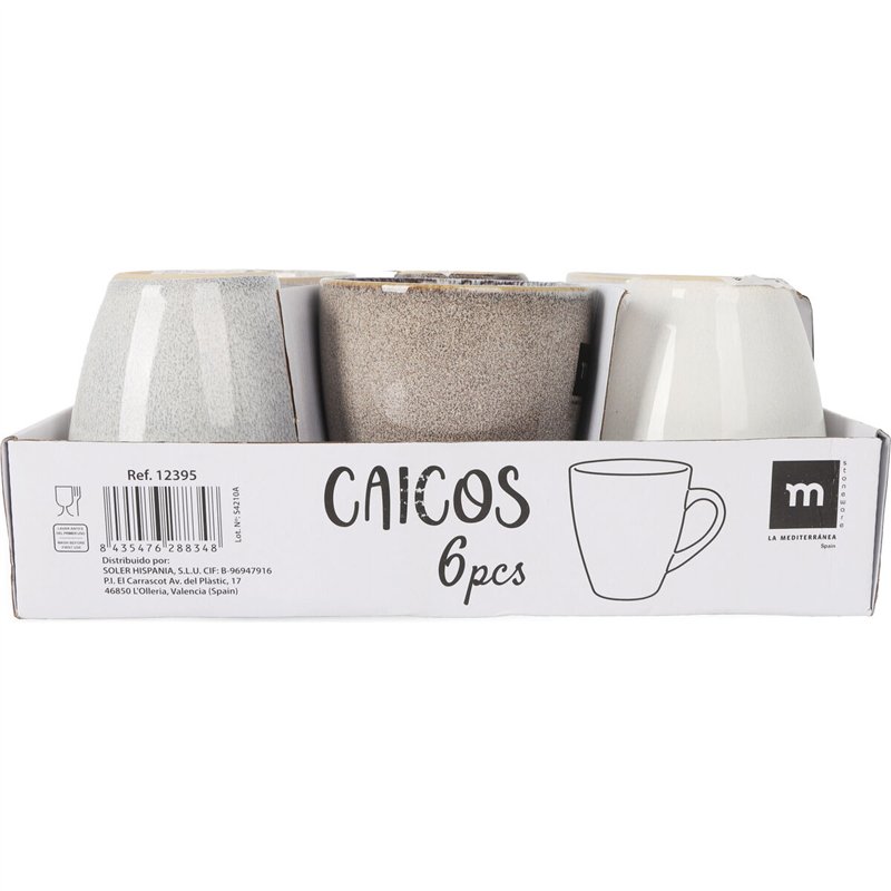 Image secondaire de Tasse mug La Mediterránea Caicos 450 ml (24 Unités)