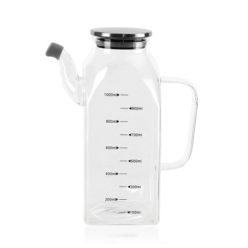 Image secondaire de Huilier La Mediterránea Transparent Argenté Métal Verre Borosilicaté 1 L (6 Unités)