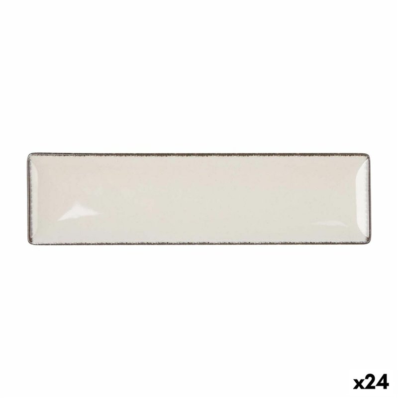 Plat à Gratin La Mediterránea Anllo Rectangulaire 30 x 8 x 2 cm (24 Unités)