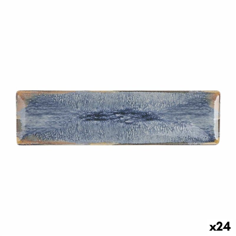 Plat à Gratin La Mediterránea Aelia Rectangulaire 30 x 8 x 2 cm (24 Unités)