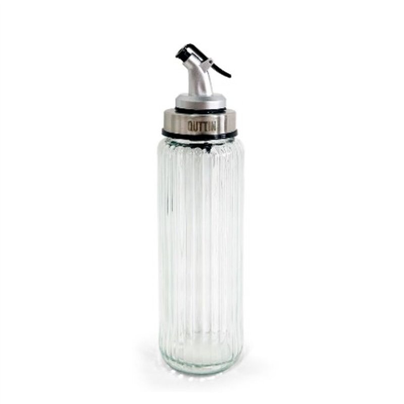 Image secondaire de Huilier Quttin OTTICO Transparent Argenté verre 0,5 L 6 x 6 x 30,5 cm (24 Unités)