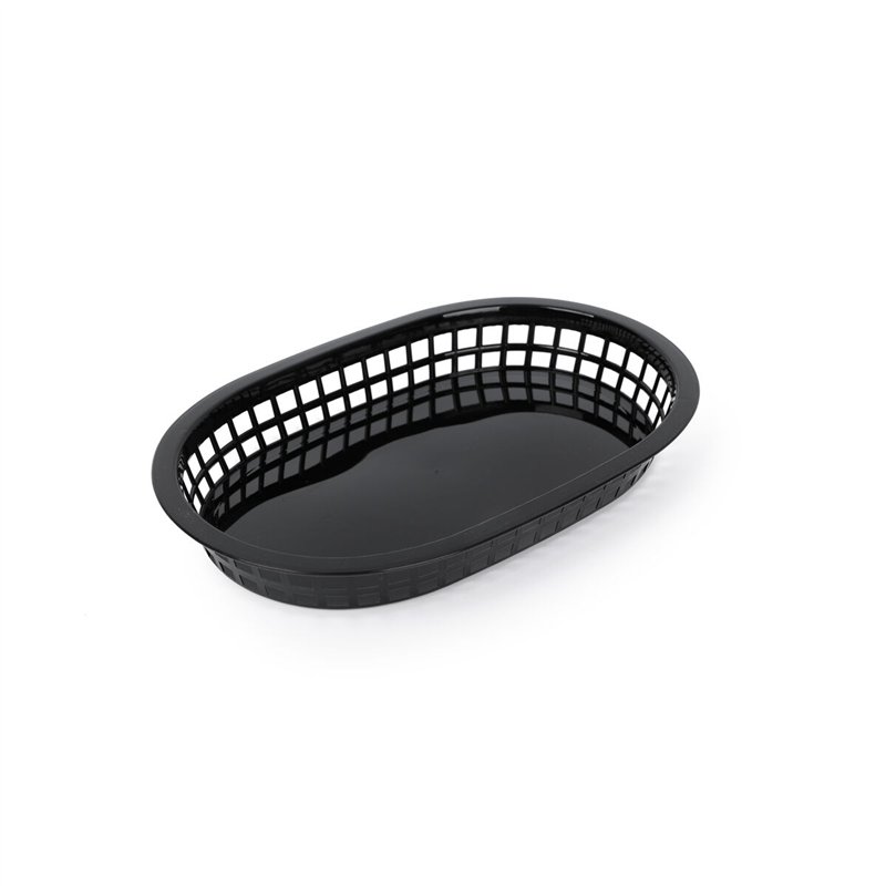 Image secondaire de Corbeille à Pain Noir Plastique Rectangulaire 27,4 x 17,5 x 3,6 cm (36 Unités)
