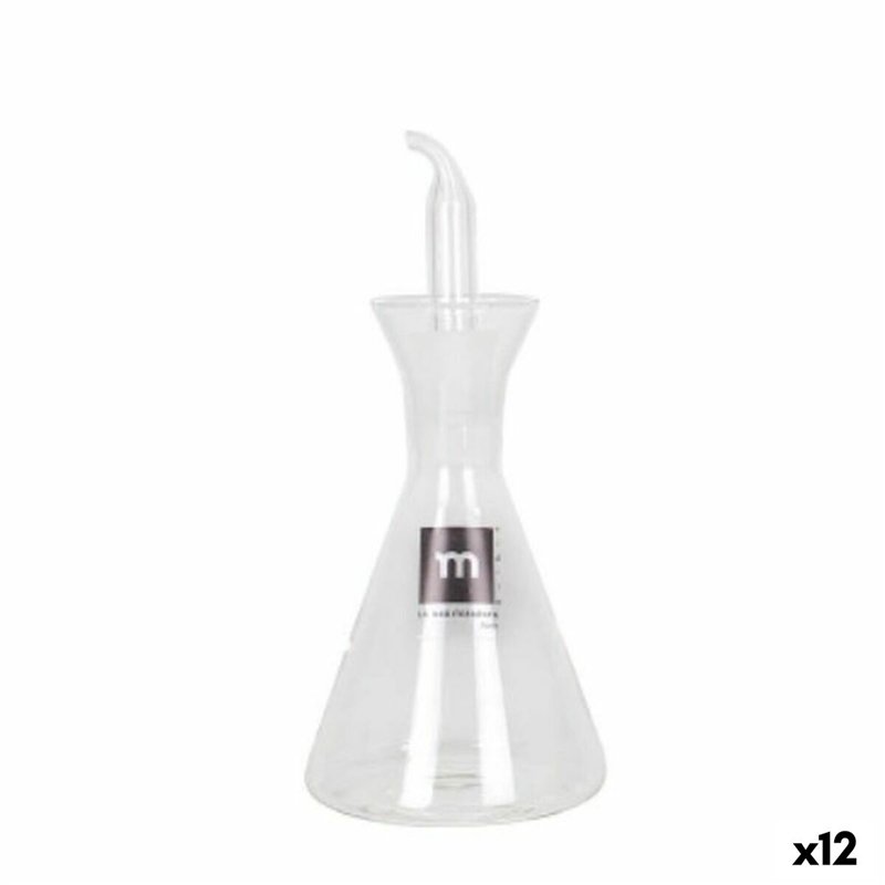 Huilier La Mediterránea Iraia Transparent Verre Borosilicaté 125 ml (12 Unités)