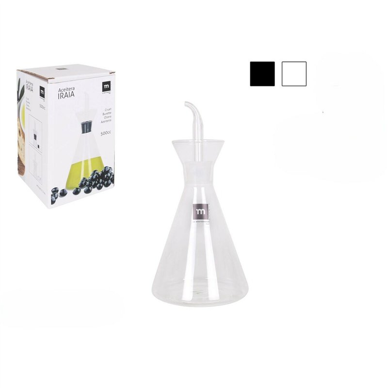 Image secondaire de Huilier La Mediterránea Iraia Transparent Verre Borosilicaté 500 ml (6 Unités)
