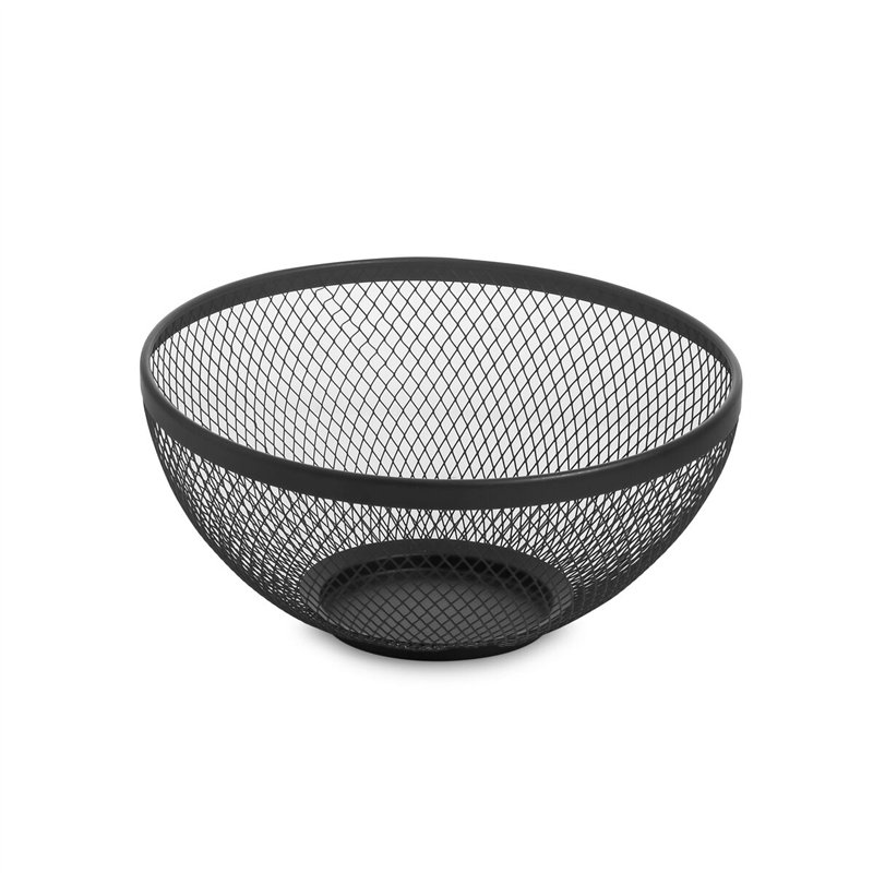 Image secondaire de Coupe à fruits Confortime Noir Métal 26 x 12,5 cm (12 Unités)