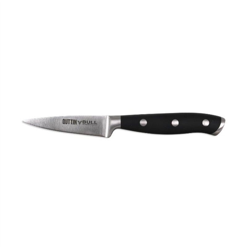Image secondaire de Eplucheur Quttin Bull Noir Argenté Acier inoxydable 9 cm (4 Unités)