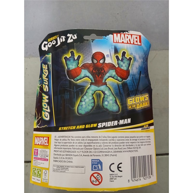 Image secondaire de Figurine d'action Bandai Marvel Glow Surge Spiderman 13 cm