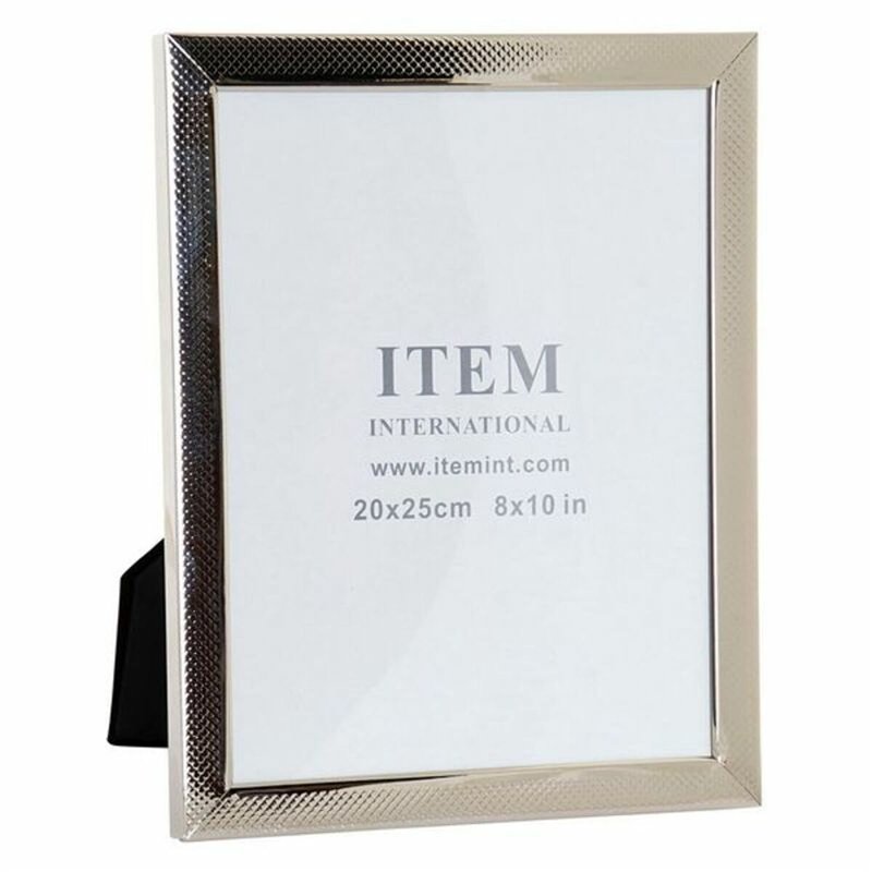 Cadre photo DKD Home Decor Multicouleur Argenté Métal Papier Verre Bois MDF