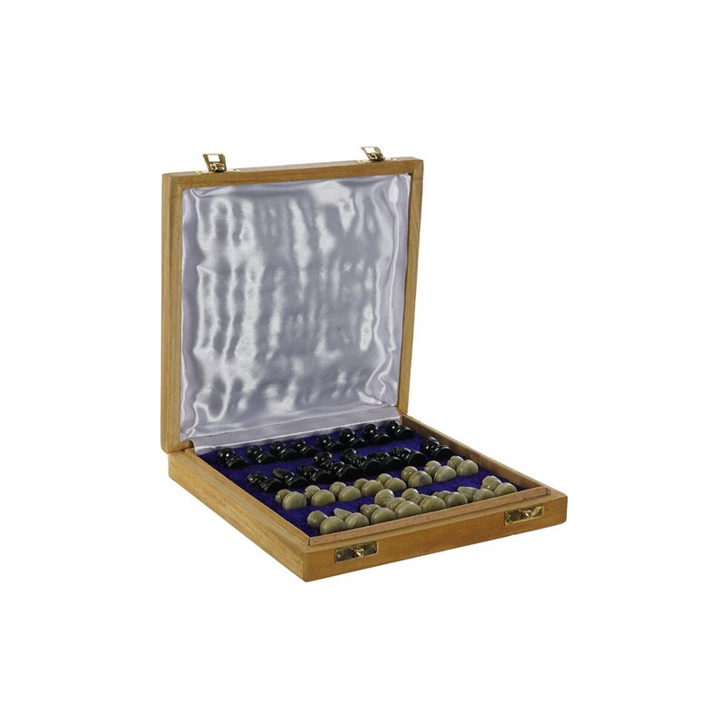 Image secondaire de Jeu d'Échecs Home ESPRIT Bois Marbre