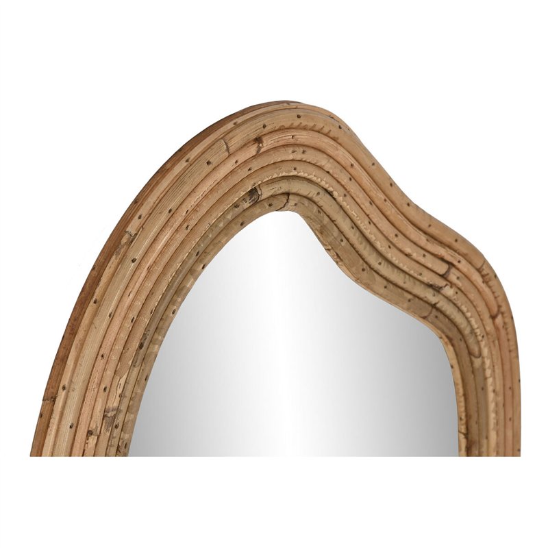 Image secondaire de Miroir mural Home ESPRIT Naturel Urbaine 51 x 2 x 81 cm