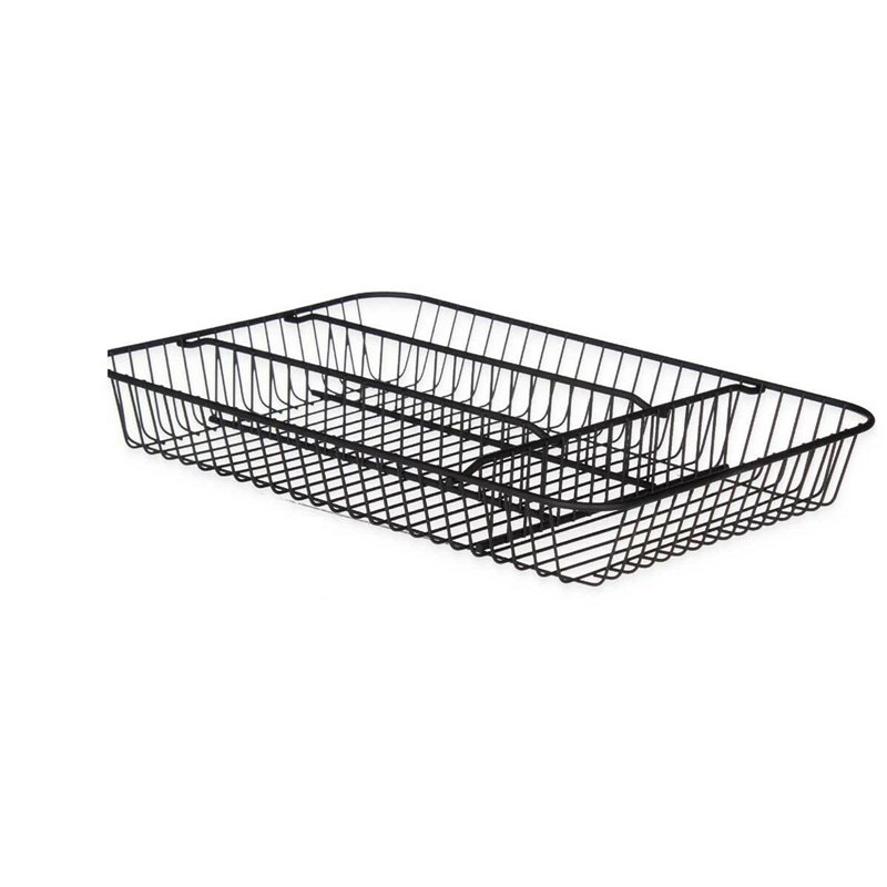 Image secondaire de Range-couverts Kinvara W7267-1 Noir Métal 26 x 4,7 x 35,5 cm (6 Unités)