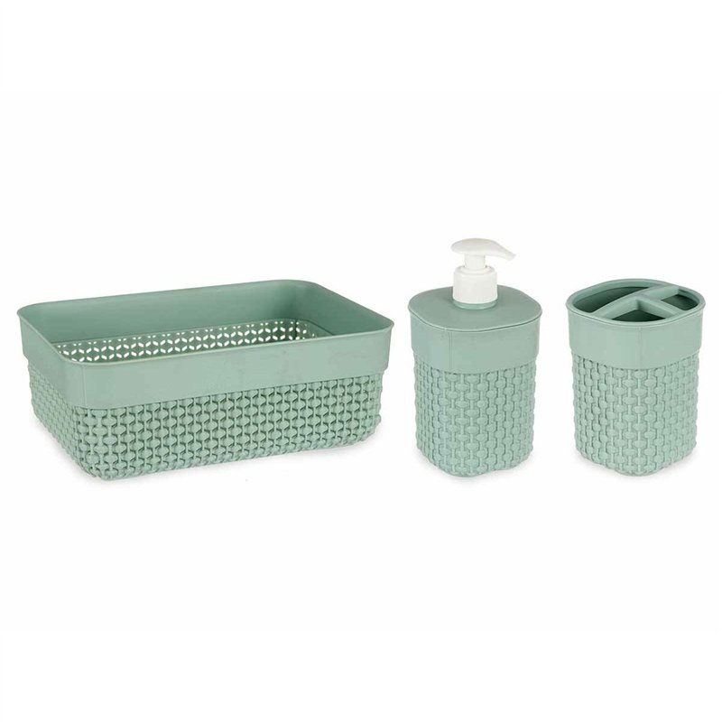 Image secondaire de Ensemble de Bain Berilo PP-107-3 Vert Plastique (12 Unités)