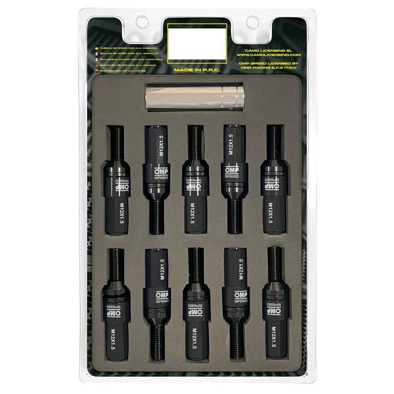 Kit de vissage OMP OMPS09981401 28 mm Noir M14 x 1,50