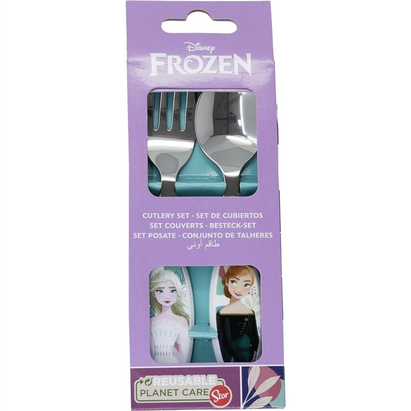 Image secondaire de Set de couverts Frozen CZ11341 Enfant 2 Pièces