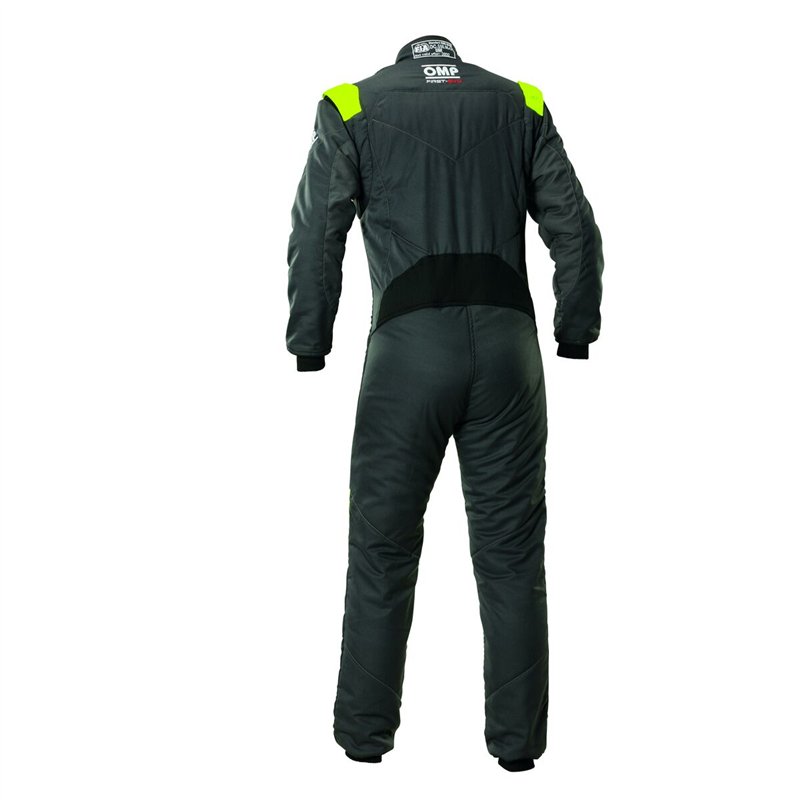 Image secondaire de Combinaison Racing OMP FIRST EVO MY2025 60 Anthracite Jaune/Noir