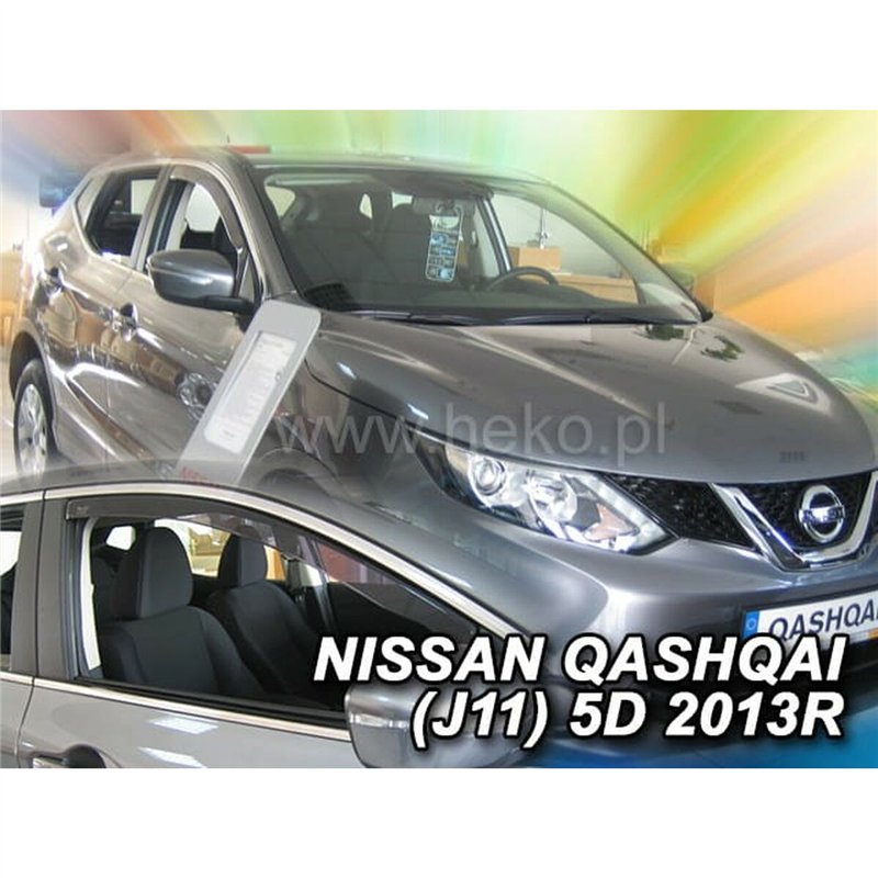 Image secondaire de Déflecteur de vent HEKO HO24285 NISSAN QASHQAI (GEN. II) J11 Frontal 2 Pièces