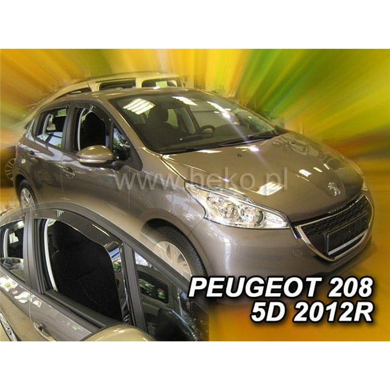 Image secondaire de Déflecteur de vent HEKO HO26146 Peugeot 208 Frontal 2 Pièces