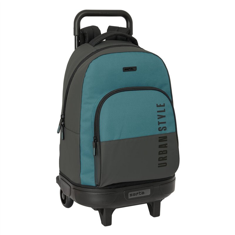 Cartable à roulettes Safta Urban style Bleu Gris 33 x 45 x 22 cm