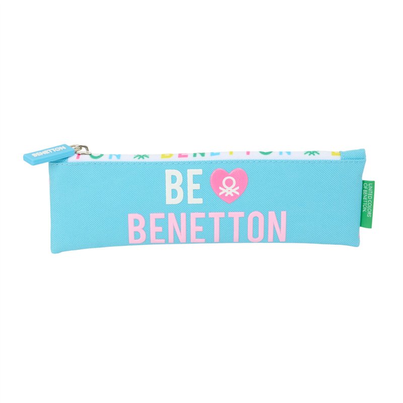 Fourre-tout Benetton Unique Rose Turquoise 20 x 6 x 1 cm