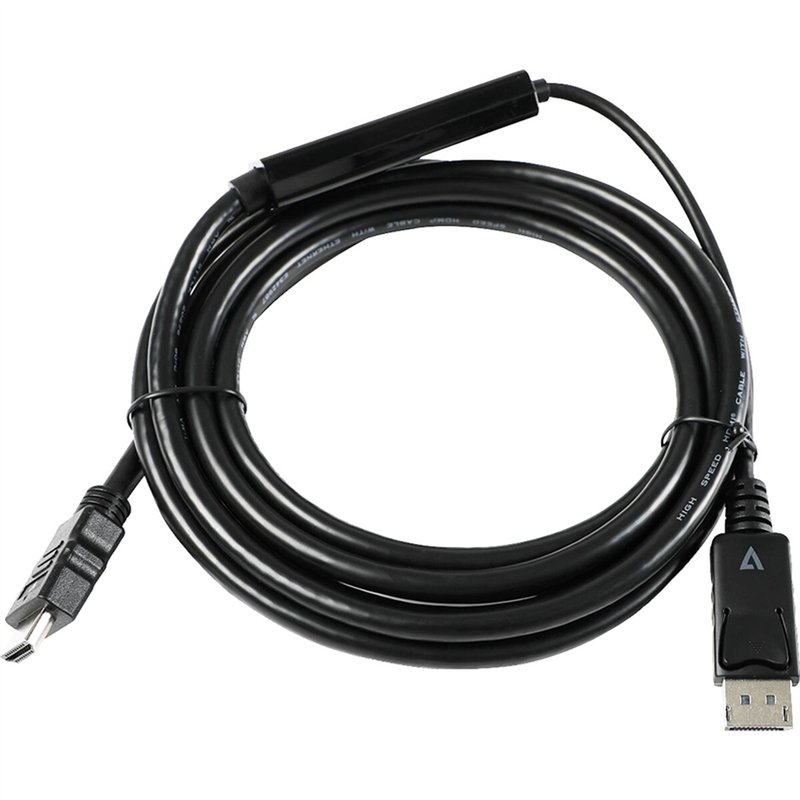 Câble DisplayPort vers HDMI V7 V7DP14HDMI21-3M-BLK