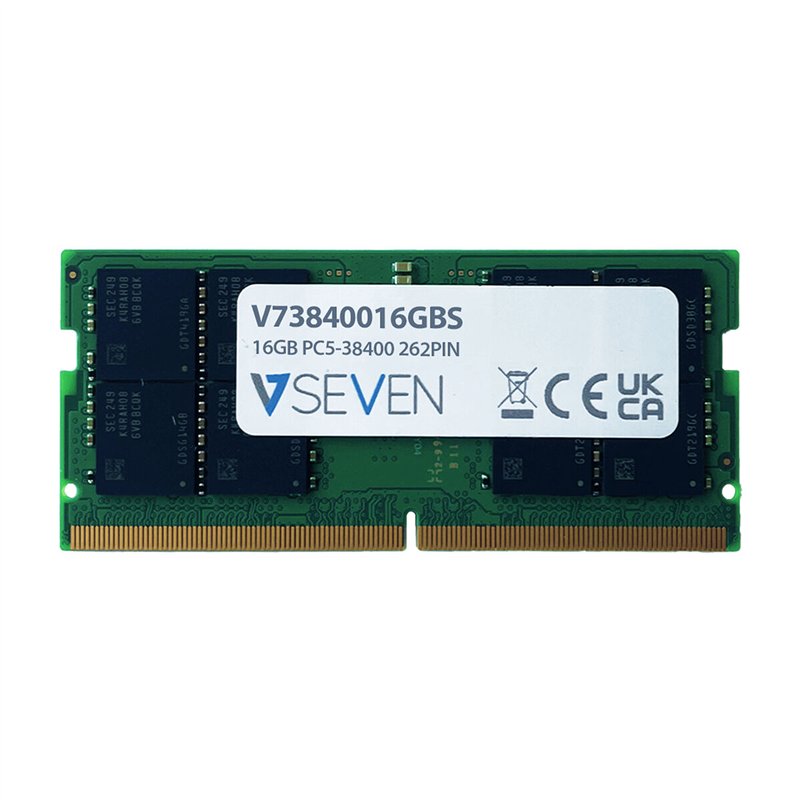 Mémoire RAM V7 V73840016GBS 16 GB DDR5 4800 MHz CL40