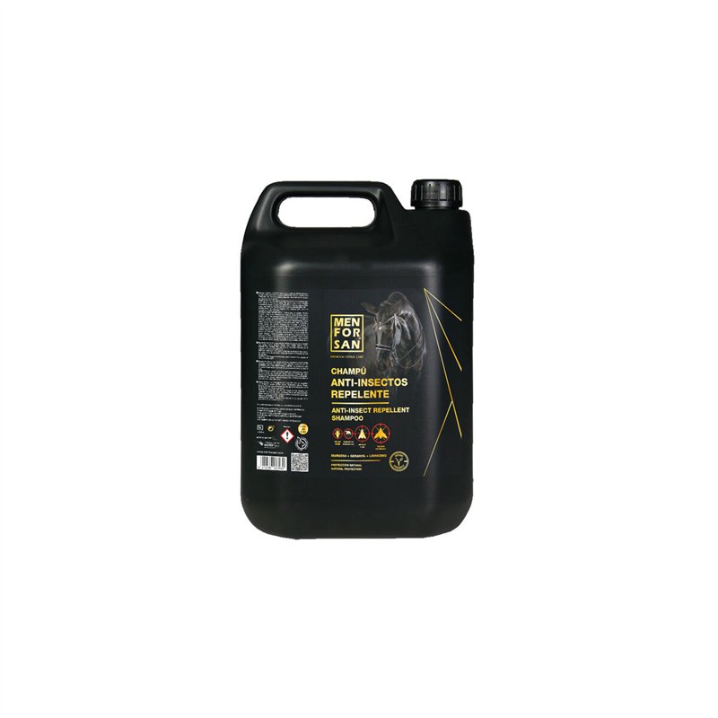Shampoo pour Chevaux Menforsan herbal 5 L Répulsif d'insectes