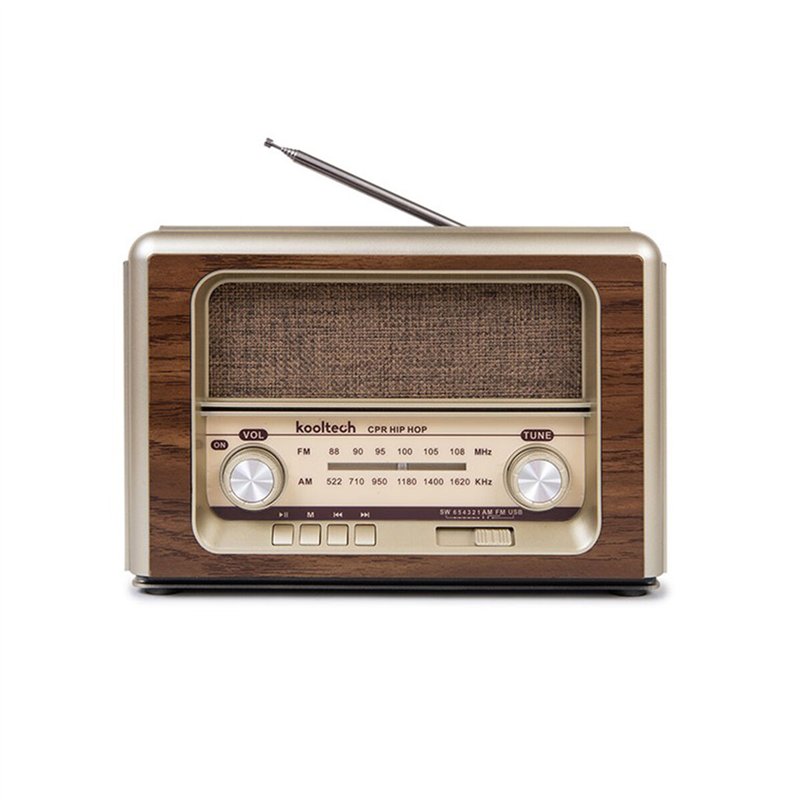 Image secondaire de Radio Bluetooth portable Kooltech Rétro AM/FM