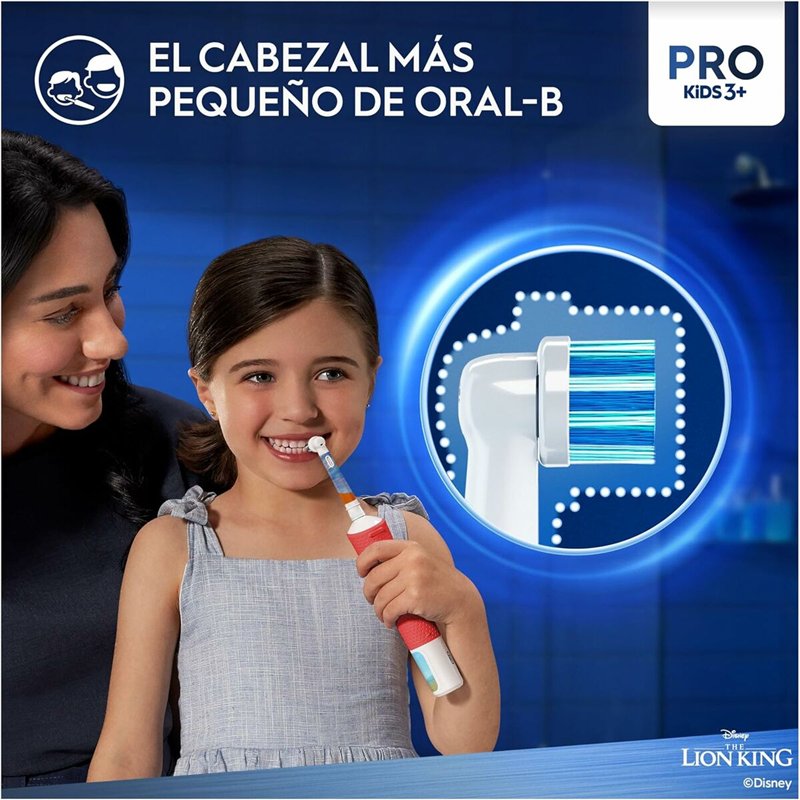 Image secondaire de la Brosse à dents électrique Oral-B Rey Leon Rouge Multicouleur