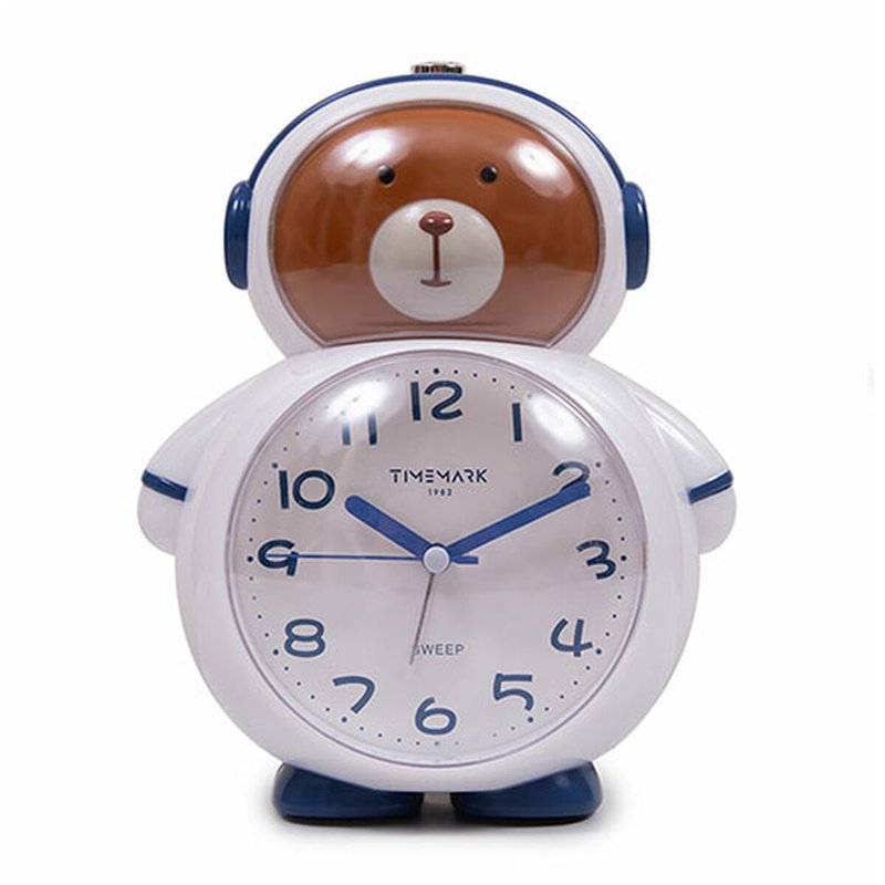 Réveil Analogique Timemark Ours Astronaute Multicouleur Plastique