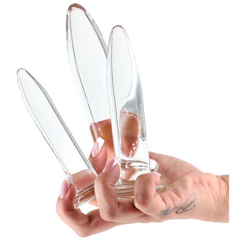 Image secondaire de Plug Anal NS Novelties Trainer Kit 3 Pièces (13 cm) (13,9 cm) (11,3 cm)