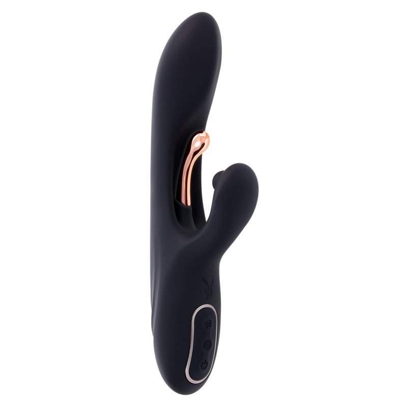 Vibration de Stimulation Double Evolved Playboy Noir