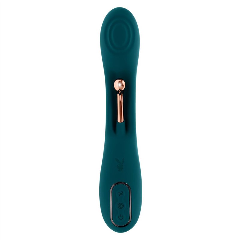 Image secondaire de Vibration de Stimulation Double Evolved Playboy Vert