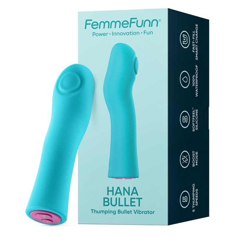 Image secondaire de Mini Vibromasseur FemmeFunn Bleu