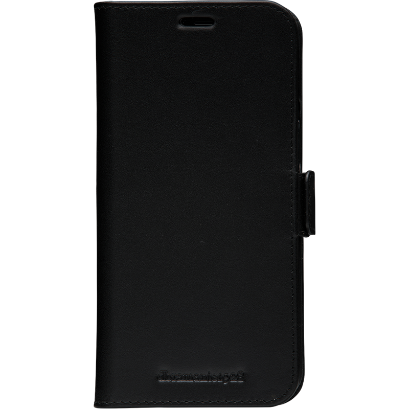 Folio Coque Magnétique iPhone 12 / 12 Pro Lynge Cuir Fonction Stand Noir DBramante1928