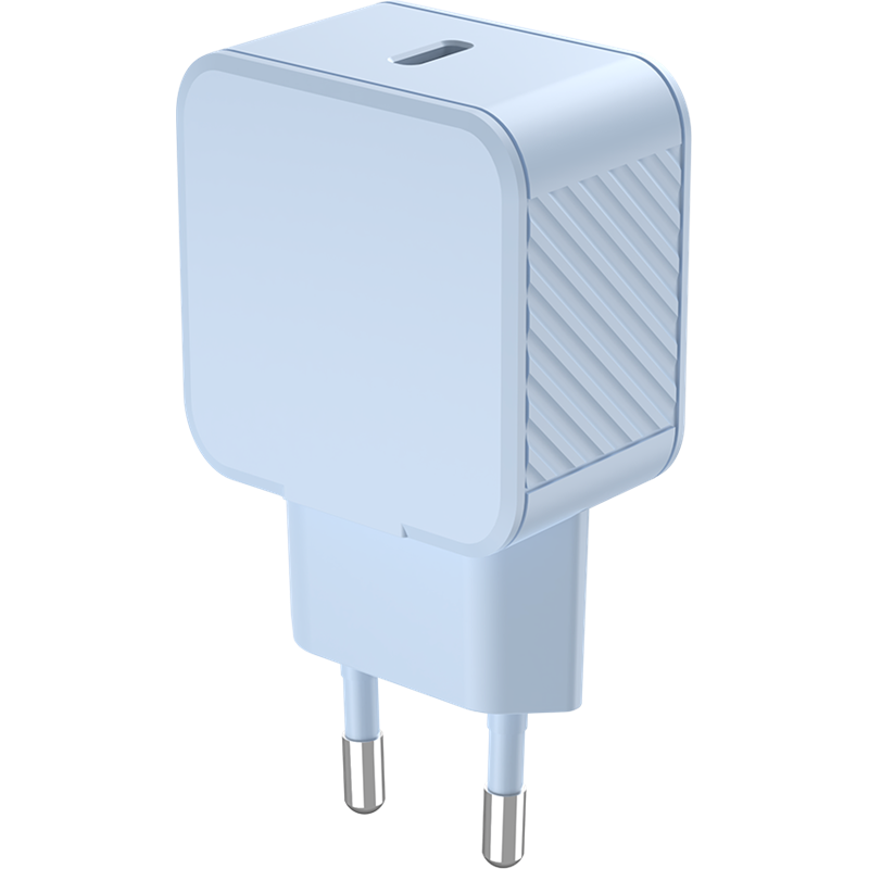 Chargeur USB C 20W Power Delivery Bleu Bigben