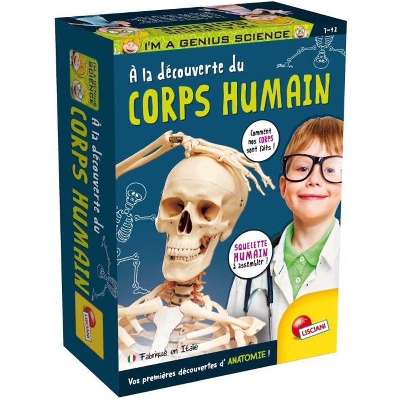 Découverte du corps humain - Kit Scientifique - I'M A GENIUS POCKET - Modèle 3D