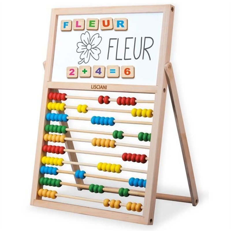Image secondaire de Mes premieres compétences chevalet - Jeu Montessori - MONTESSORI - Tableau Double Face, Lettres et Chiffres Magnétiques