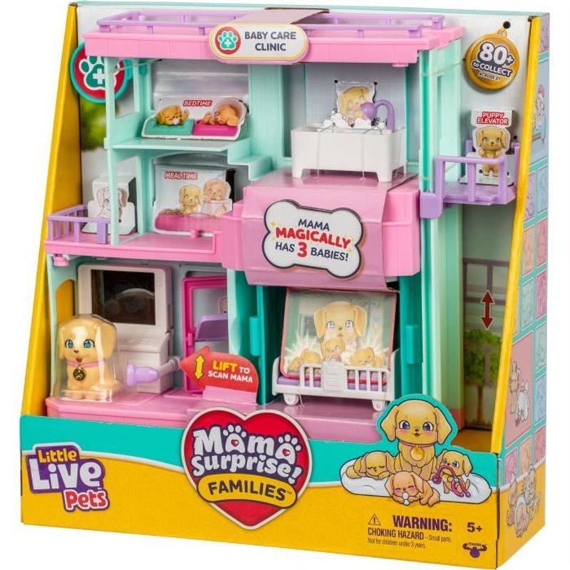 Image secondaire de Clinique vétérinaire - LITTLE LIVE PETS - Mama Surprise - Accessoires inclus - Naissance magique