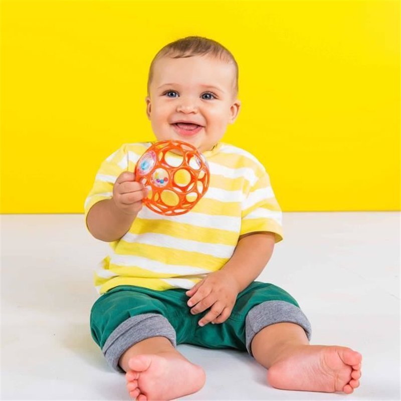 Image secondaire de BRIGHT STARS, Oball Hochet facile a saisir Jouet pour nourrissons sans BPA, pour les nouveaux-nés +