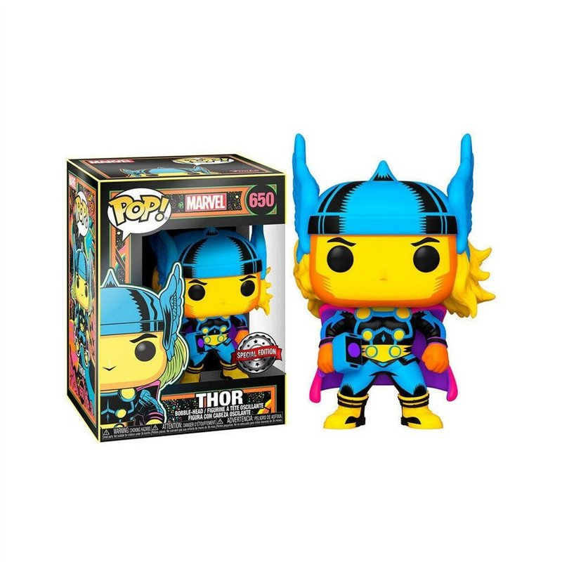 Figurine d'action Funko POP! MARVEL BLACK LIGHT THOR