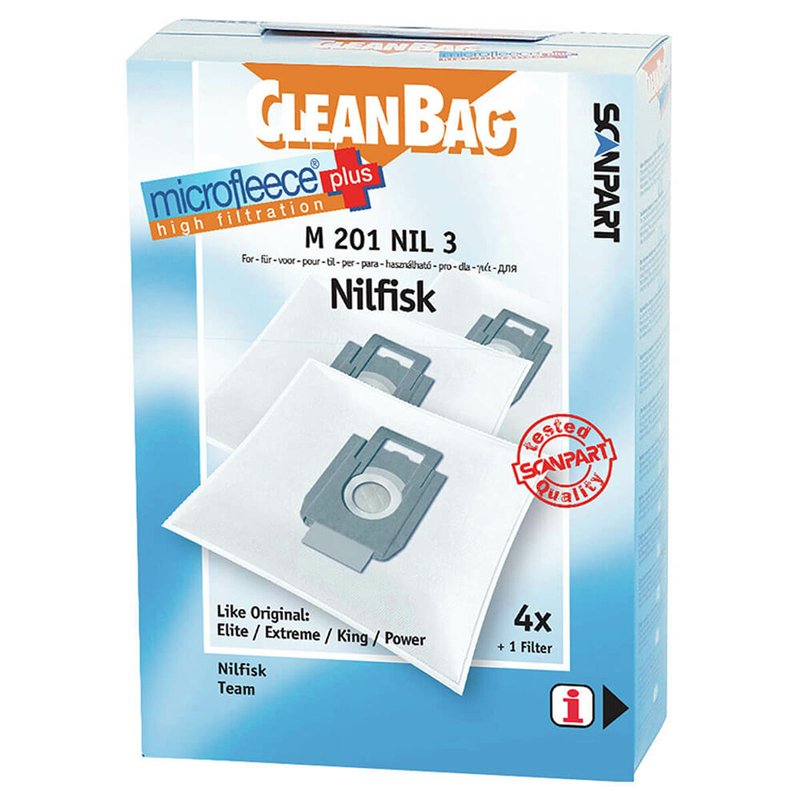 Sac de Rechange pour Aspirateur Scanpart M 201