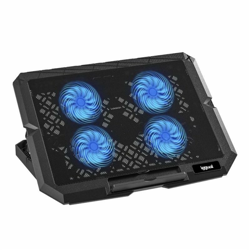 Image secondaire de Support de refroidissement pour ordinateur portable iggual IGG319710 Noir