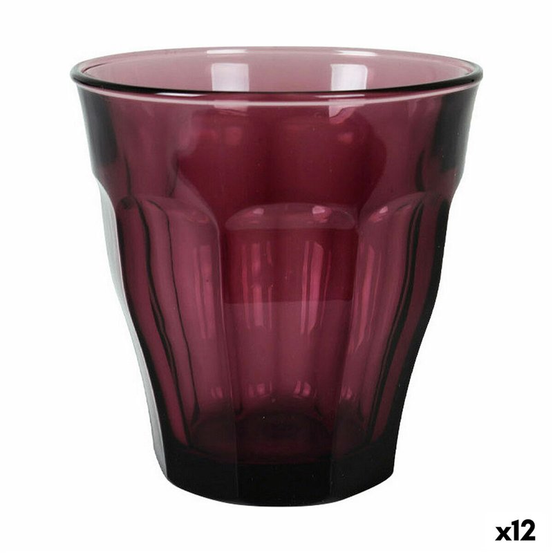 Set de Verres Duralex Picardie Violet 4 Pièces 250 ml (12 Unités)