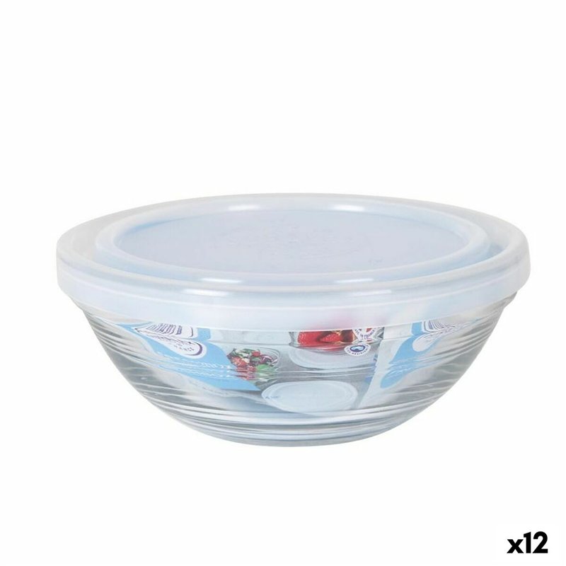 Panier-repas rond avec couvercle Duralex FreshBox 310 ml (12 Unités)