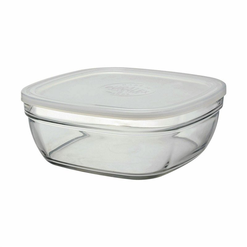 Image secondaire de Panier-repas carré avec couvercle Duralex FreshBox 3 L 23 x 23 x 9 cm (4 Unités)