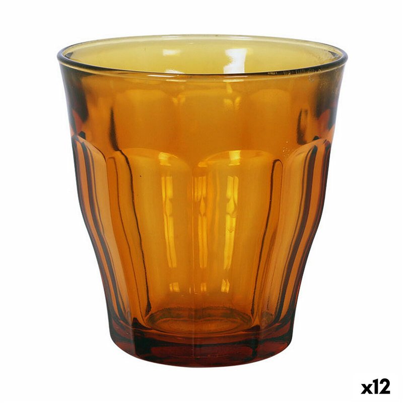 Set de Verres Duralex Picardie Ambre 6 Pièces 250 ml (12 Unités)