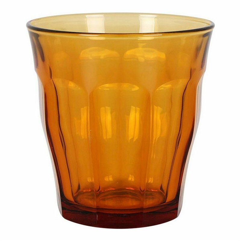 Image secondaire de Set de Verres Duralex Picardie Ambre 4 Pièces 310 ml (12 Unités)