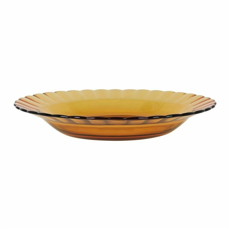 Image secondaire de Assiette creuse Duralex Picardie Verre Ambre Ø 23 cm (48 Unités)