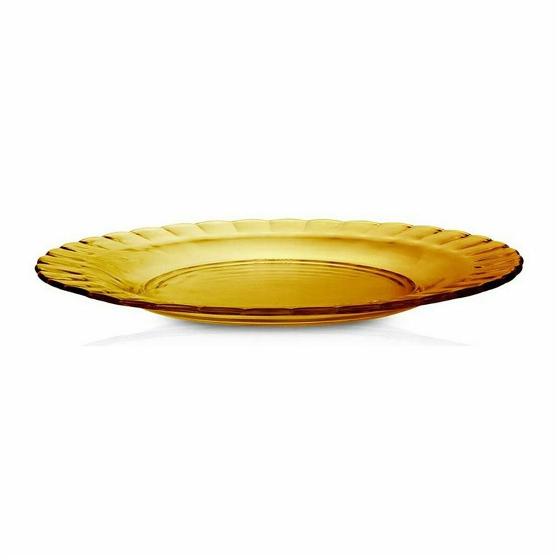 Image secondaire de Assiette plate Duralex Picardie Verre Ambre Ø 23 cm (48 Unités)